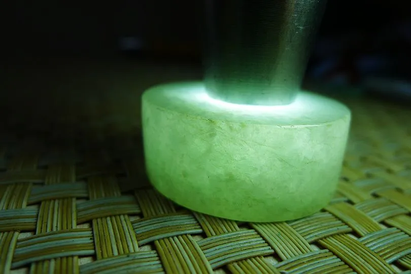 Natural Jade Rough Jadeite Raw S-(54g,3.75X3.75X1.5cm)