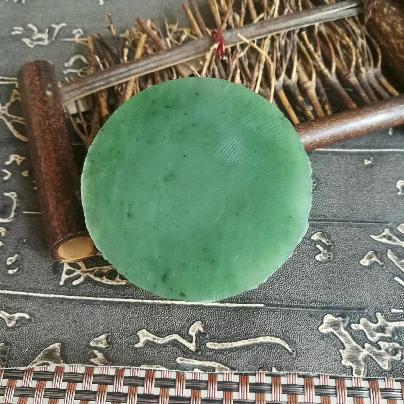 Natural Kunlun Jade Rough Nephrite Raw (149g, 5.7X2cm)