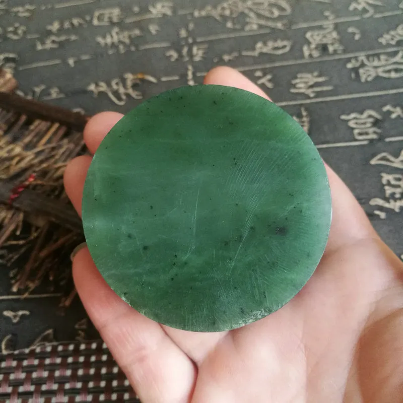 Natural Kunlun Jade Rough Nephrite Raw (149g, 5.7X2cm)