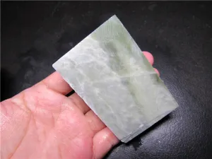 Natural Kunlun Jade Rough Nephrite Raw (150.93g, 77X49X18mm)