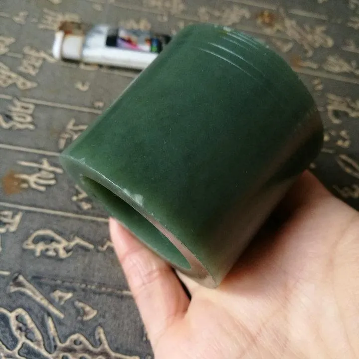 Natural Kunlun Jade Rough Nephrite Raw (189g, 3.8X5cm)