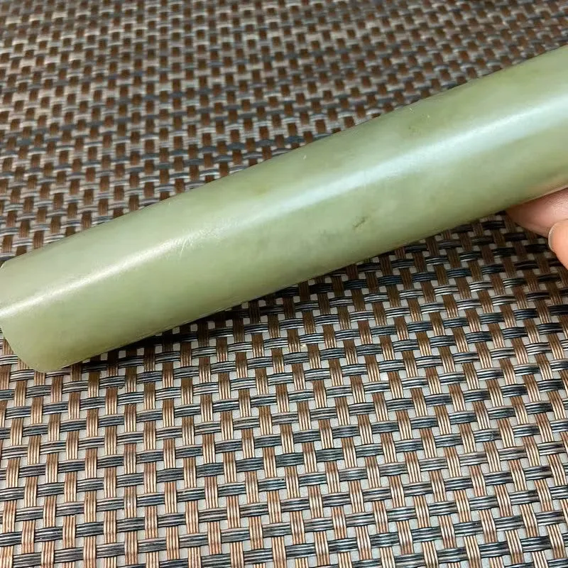 Natural Kunlun Jade Rough Nephrite Raw (216g,14.8X2.5cm)