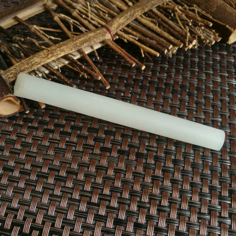 Natural Kunlun Jade Rough Nephrite Raw (22g,10X0.9X1cm)
