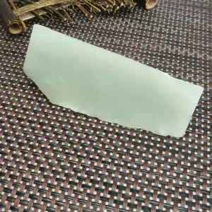 Natural Kunlun Jade Rough Nephrite Raw (248g,12X4.8X3.5cm)