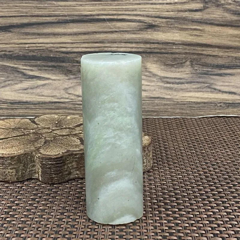 Natural Kunlun Jade Rough Nephrite Raw (303g,10X3.6cm)