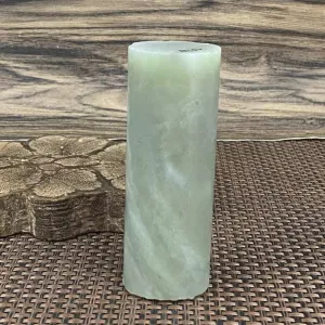 Natural Kunlun Jade Rough Nephrite Raw (303g,10X3.6cm)