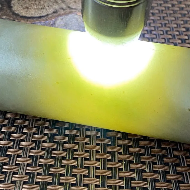 Natural Kunlun Jade Rough Nephrite Raw (303g,10X3.6cm)