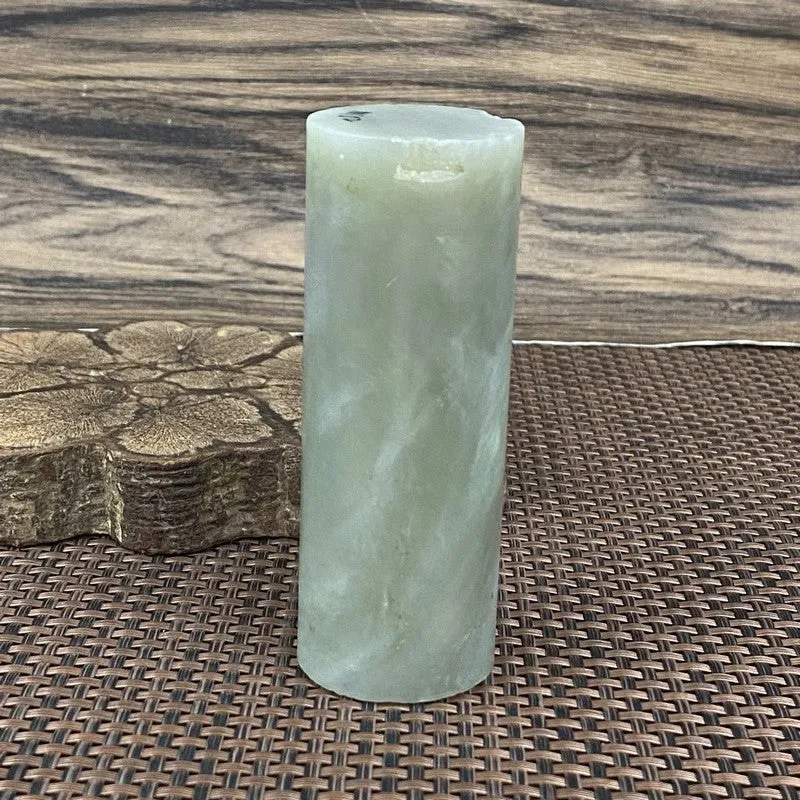 Natural Kunlun Jade Rough Nephrite Raw (303g,10X3.6cm)