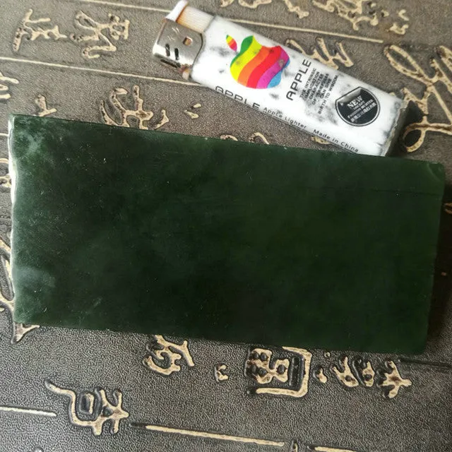 Natural Kunlun Jade Rough Nephrite Raw (366g, 11X5.3X3.2X1.2cm)