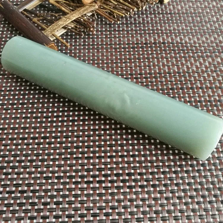 Natural Kunlun Jade Rough Nephrite Raw (367g,16X3.1cm)