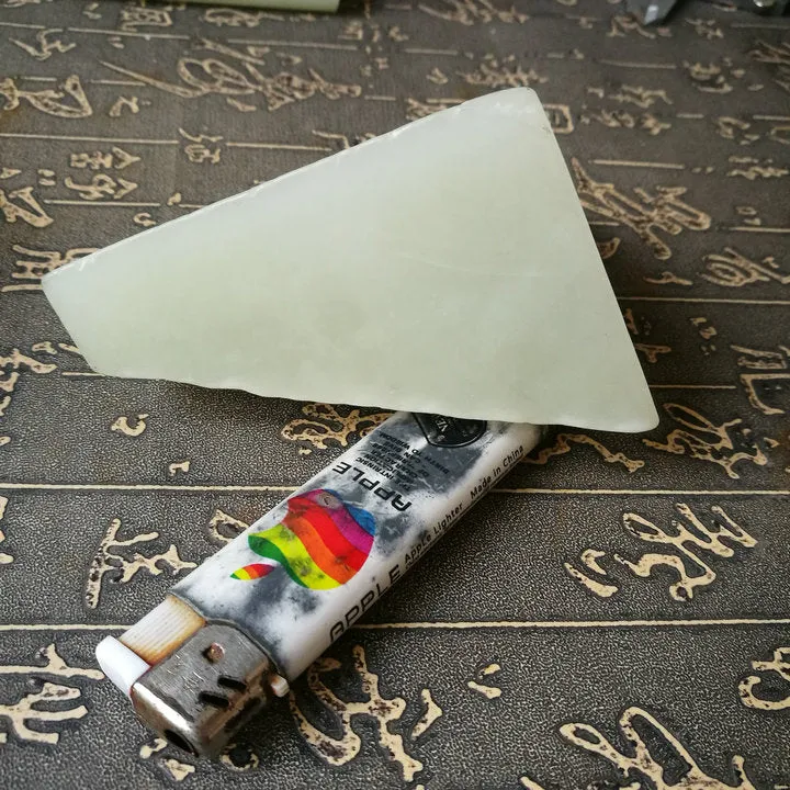 Natural Kunlun Jade Rough Nephrite Raw (371g, 8X8X5.5cm)