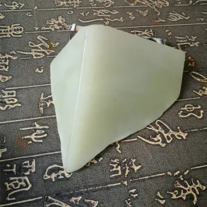 Natural Kunlun Jade Rough Nephrite Raw (371g, 8X8X5.5cm)