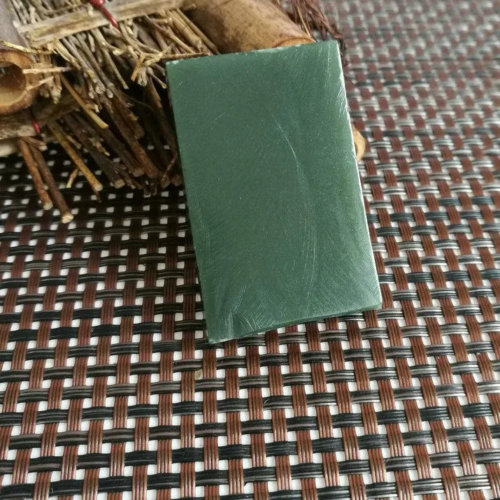 Natural Kunlun Jade Rough Nephrite Raw (40g,5.3X3.3X0.8cm)