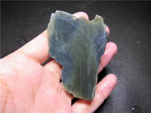 Natural Kunlun Jade Rough Nephrite Raw (60.84g, 67X47X20mm)