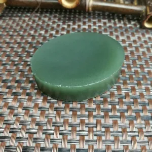 Natural Kunlun Jade Rough Nephrite Raw (66g,5.3X4.2X1.3cm)