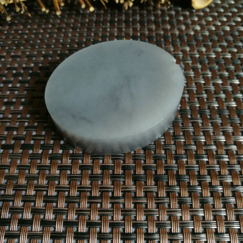 Natural Kunlun Jade Rough Nephrite Raw (85g,5.6X4.9X1.3cm)
