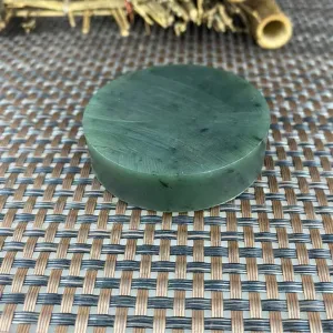 Natural Kunlun Jade Rough Nephrite Raw (87g,5.2X1.4cm)