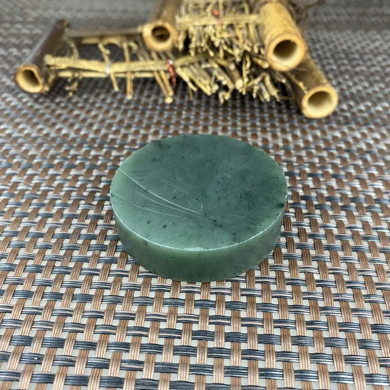 Natural Kunlun Jade Rough Nephrite Raw (87g,5.2X1.4cm)
