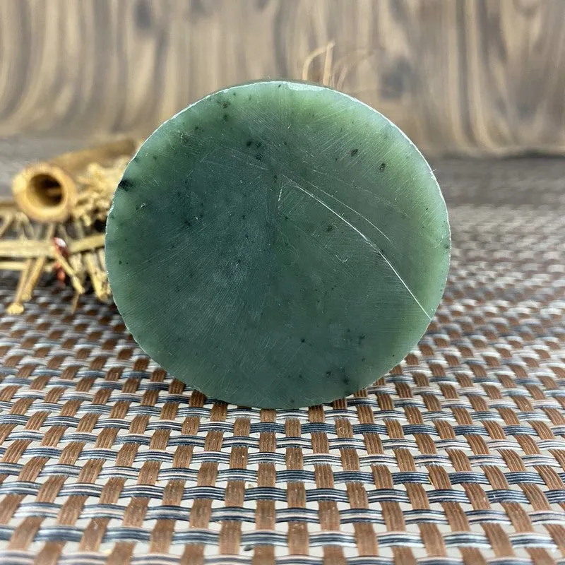 Natural Kunlun Jade Rough Nephrite Raw (87g,5.2X1.4cm)
