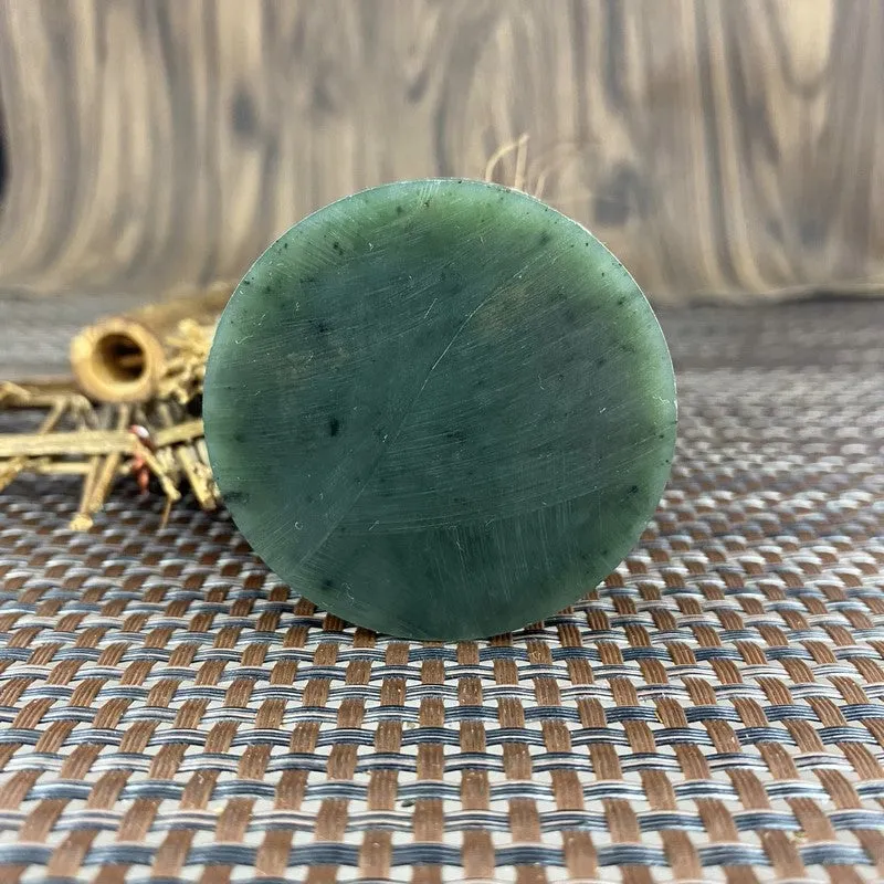 Natural Kunlun Jade Rough Nephrite Raw (87g,5.2X1.4cm)
