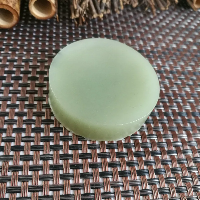 Natural Kunlun Jade Rough Nephrite Raw (93g,5.3X1.4cm)