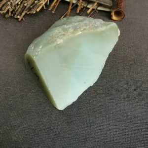 Natural Kunlun Jade Rough Nephrite Raw (9.5X6X2cm)