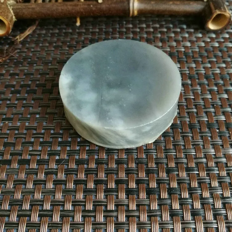 Natural Kunlun Jade Rough Nephrite Raw (96g,5.4X1.4cm)