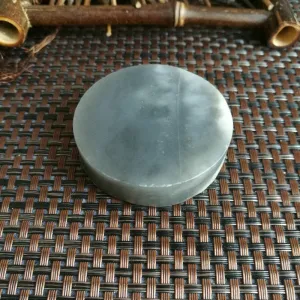 Natural Kunlun Jade Rough Nephrite Raw (96g,5.4X1.4cm)