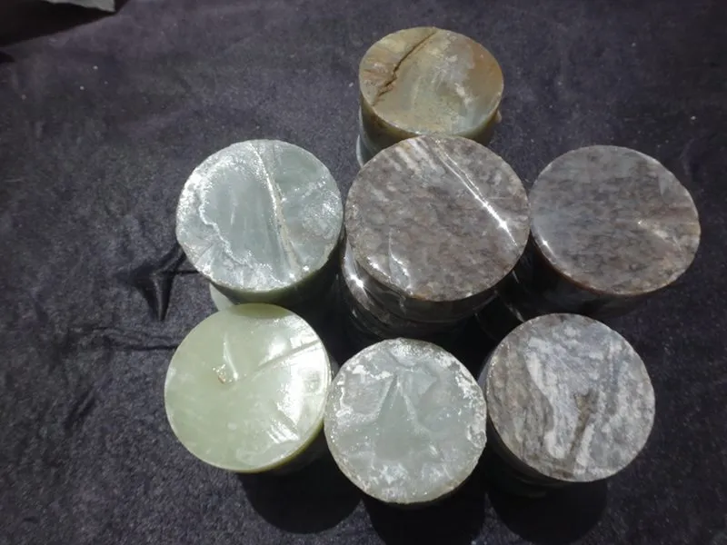 Natural Kunlun Jade Rough Nephrite Remains 25 pieces