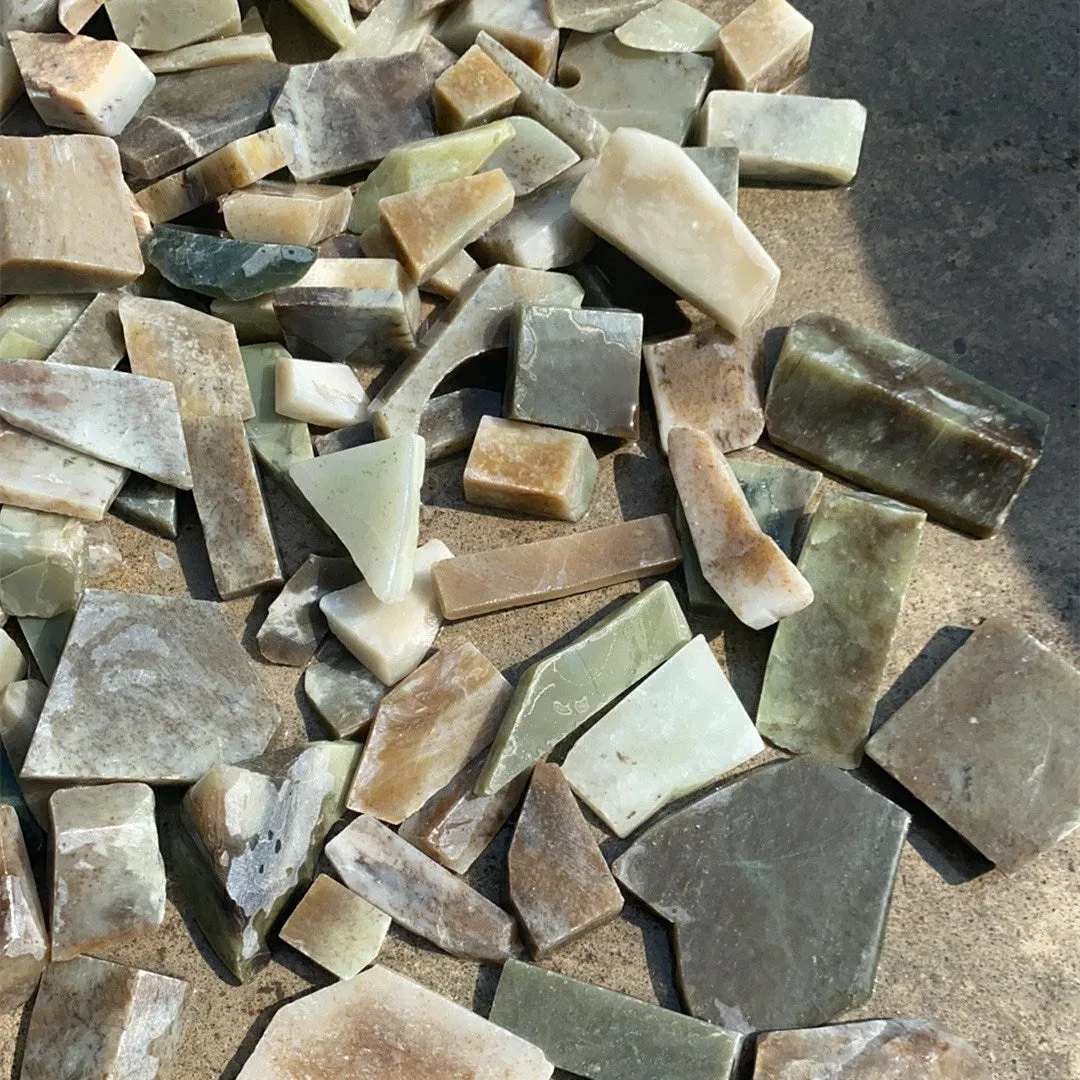 Natural Kunlun Jade Rough Nephrite Remains Around 9.3kg