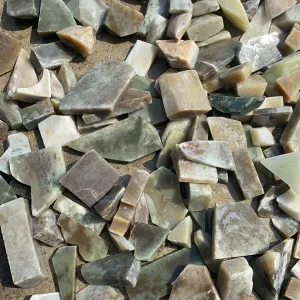 Natural Kunlun Jade Rough Nephrite Remains Around 9.3kg