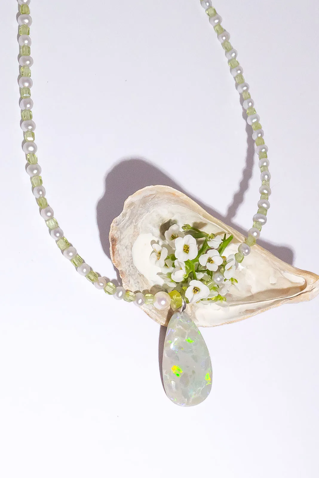 Necklace Australian Opal Mintabie Peri