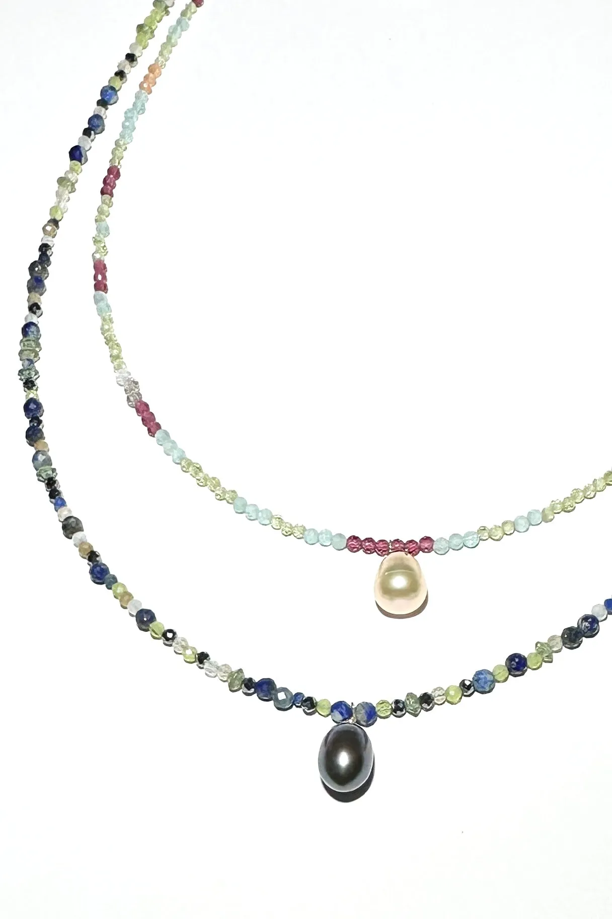 Necklace Sparkle Pearl Summer