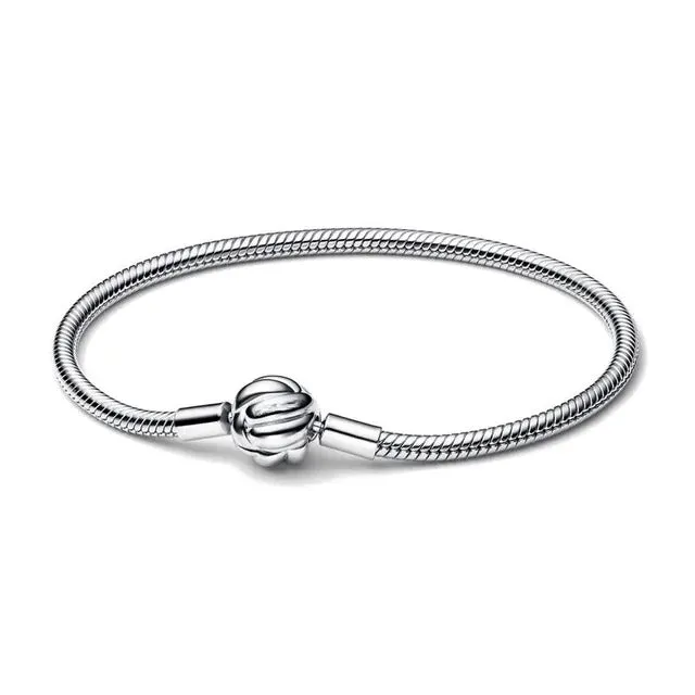 New Classics Rose Gold Love zircon Clip Bracelet Special Original Serpentine Bead Pendant Charm Jewelry Accessories
