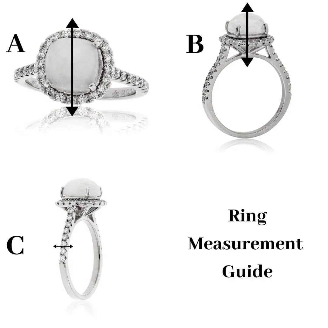 Oval Citrine and Diamond Accented Ring