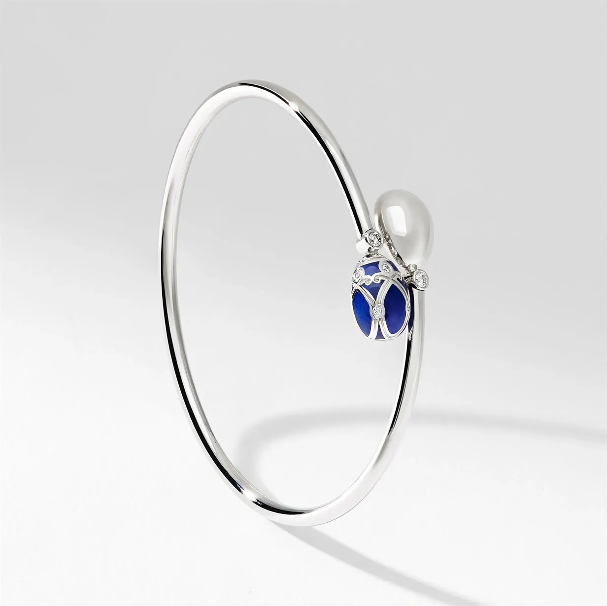 Palais Guilloché Enamel Crossover Bracelet