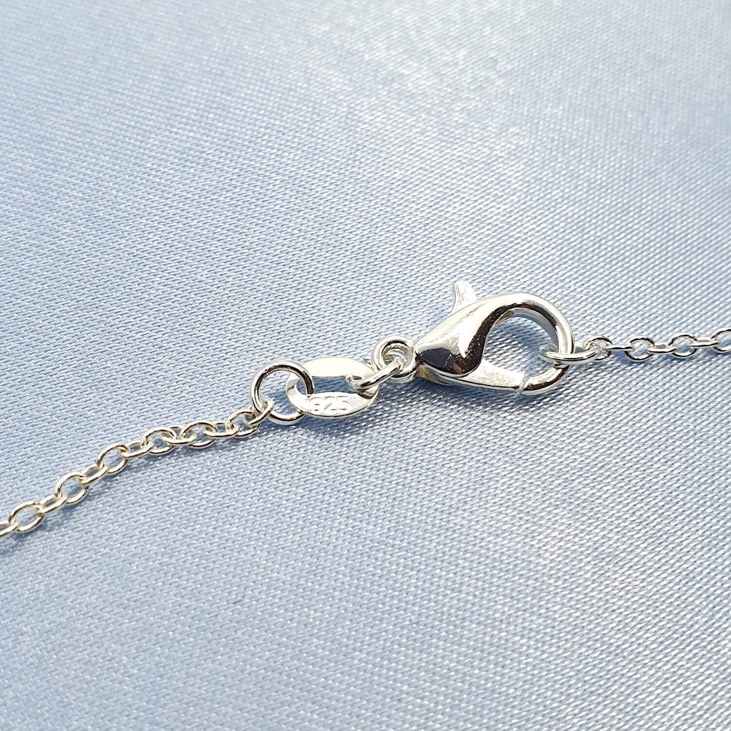 Personalised Birthday Gift Initial Name Birthstone Necklace