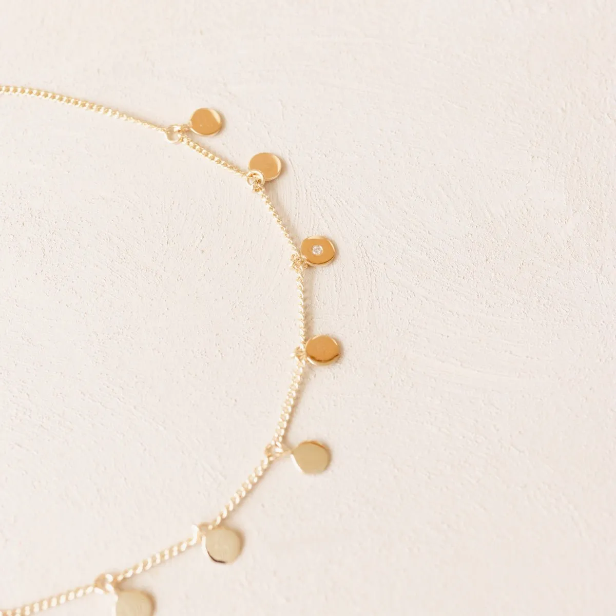 POISE DISK BRACELET - GOLD OR SILVER