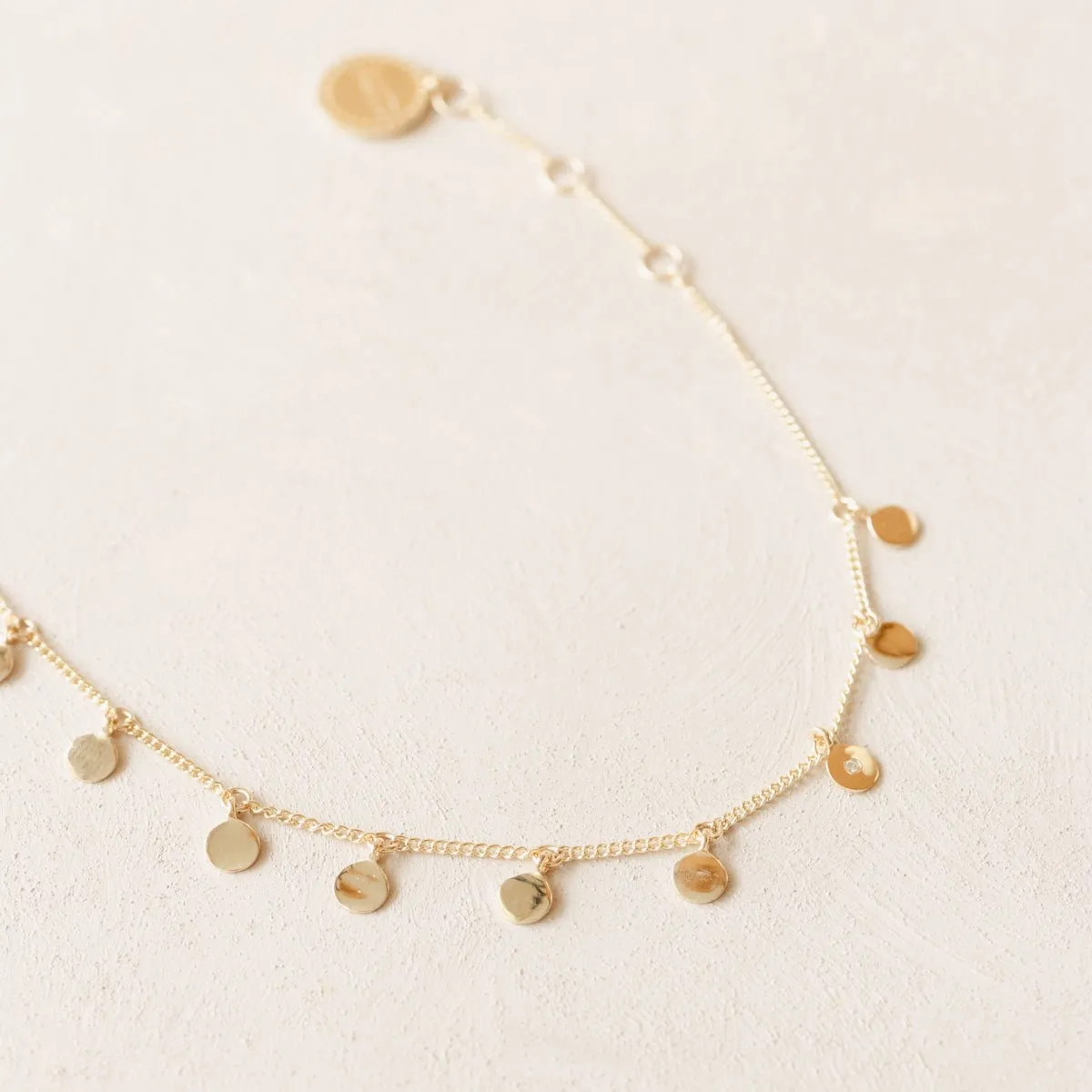 POISE DISK BRACELET - GOLD OR SILVER