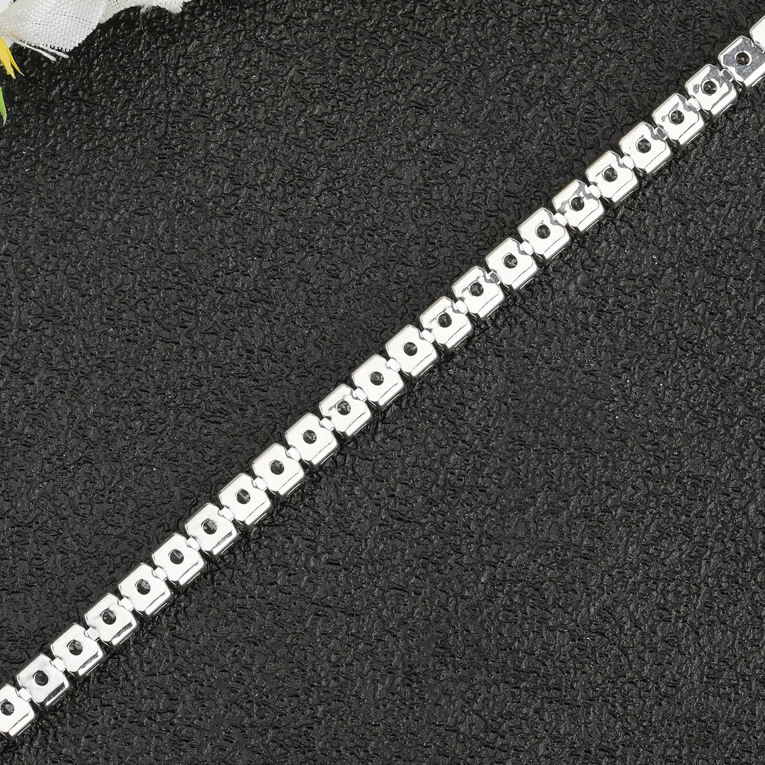 Pretty 5A Cubic Zirconia Crystals Bracelet Chains  for Bridal CK10053