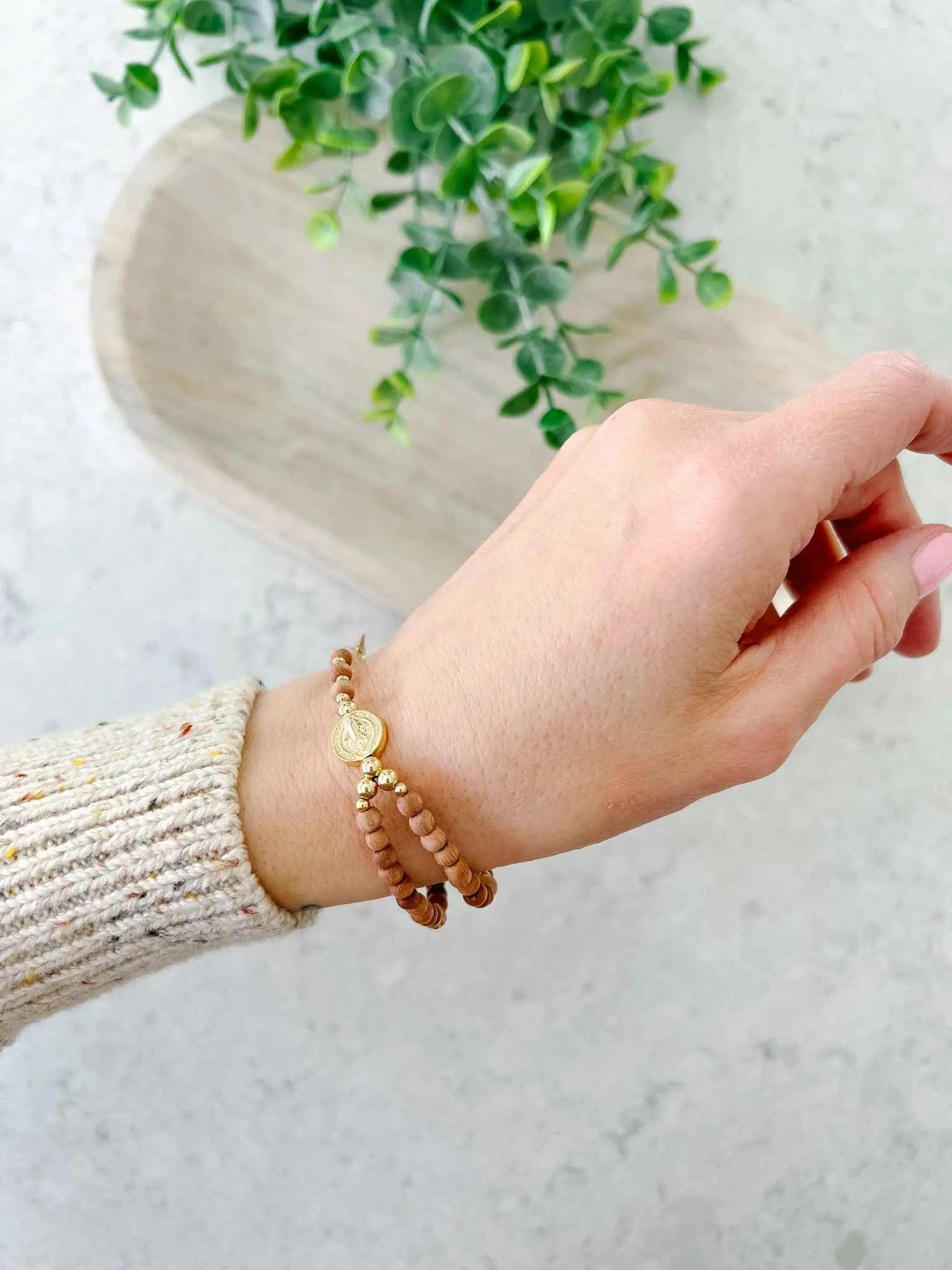 Rosewood - Full Rosary Bracelet