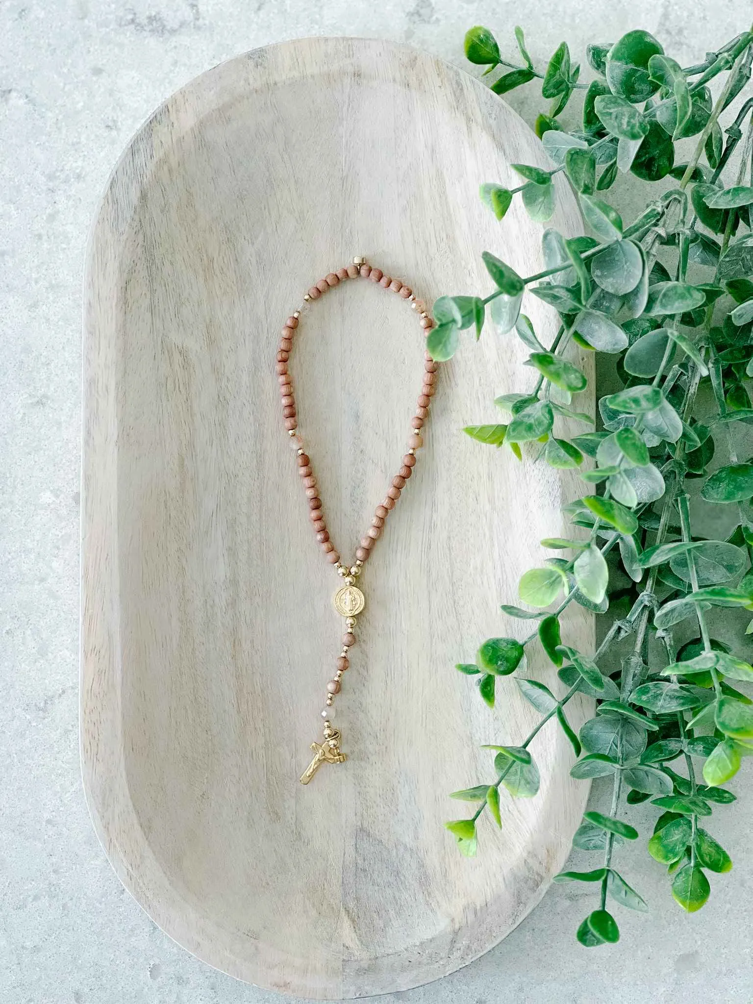 Rosewood - Full Rosary Bracelet