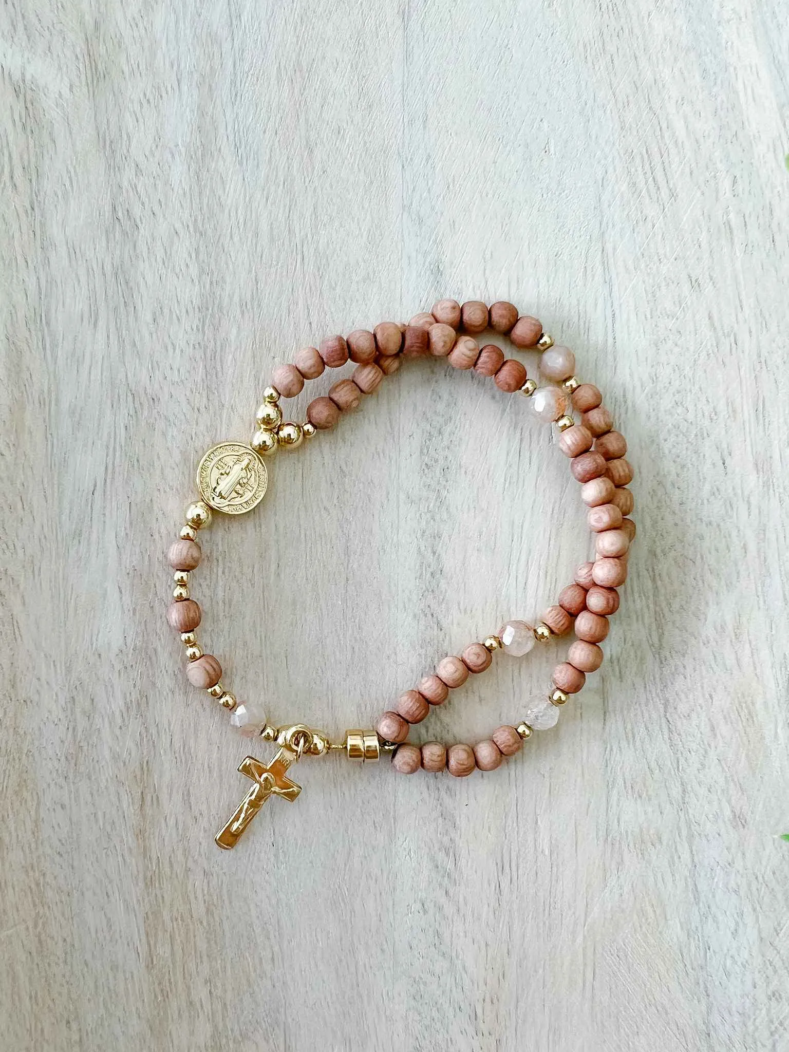Rosewood - Full Rosary Bracelet
