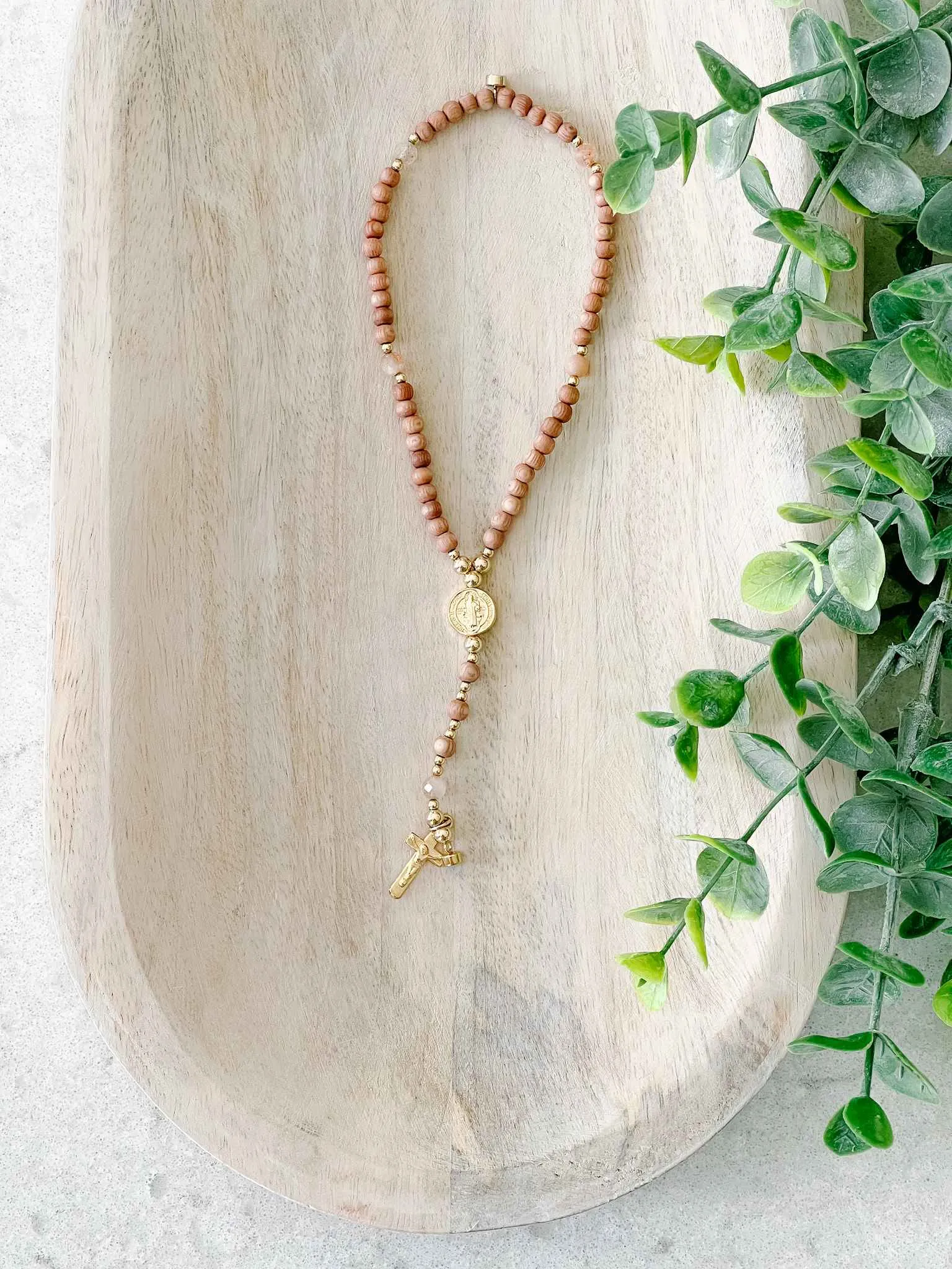 Rosewood - Full Rosary Bracelet
