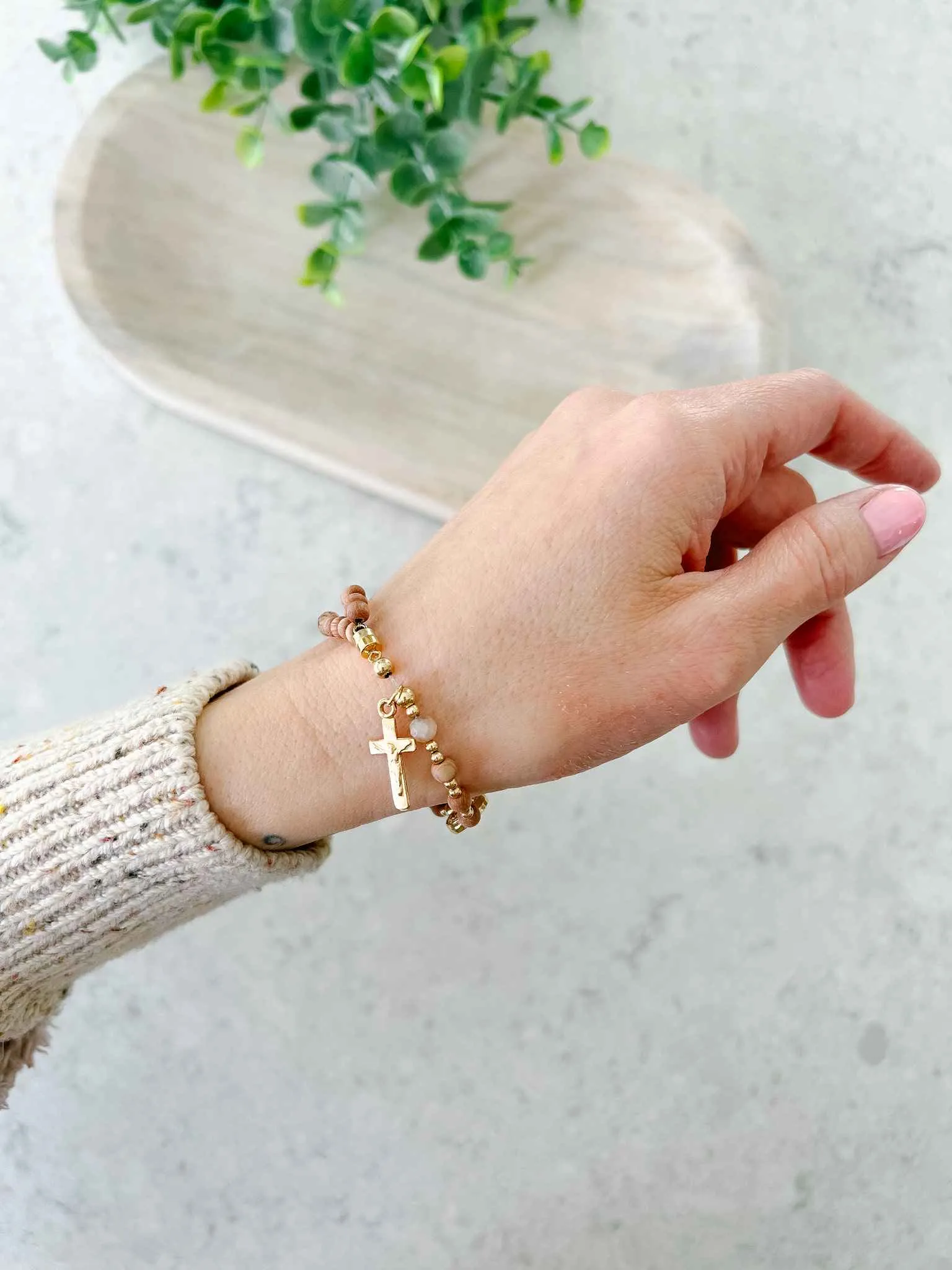 Rosewood - Full Rosary Bracelet