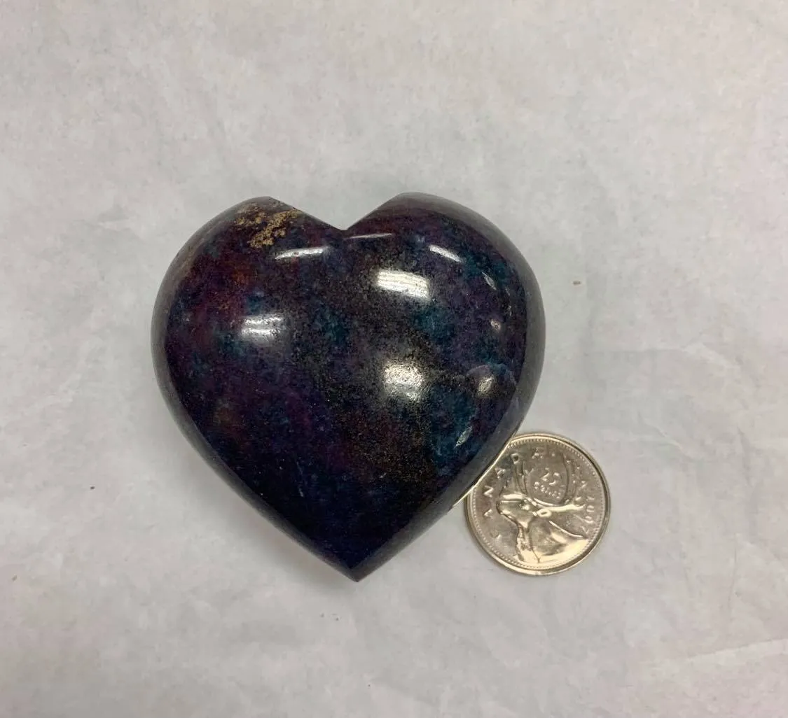 Ruby and Kyanite Heart