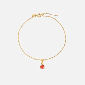 Ruby July Birthstone Bracelet