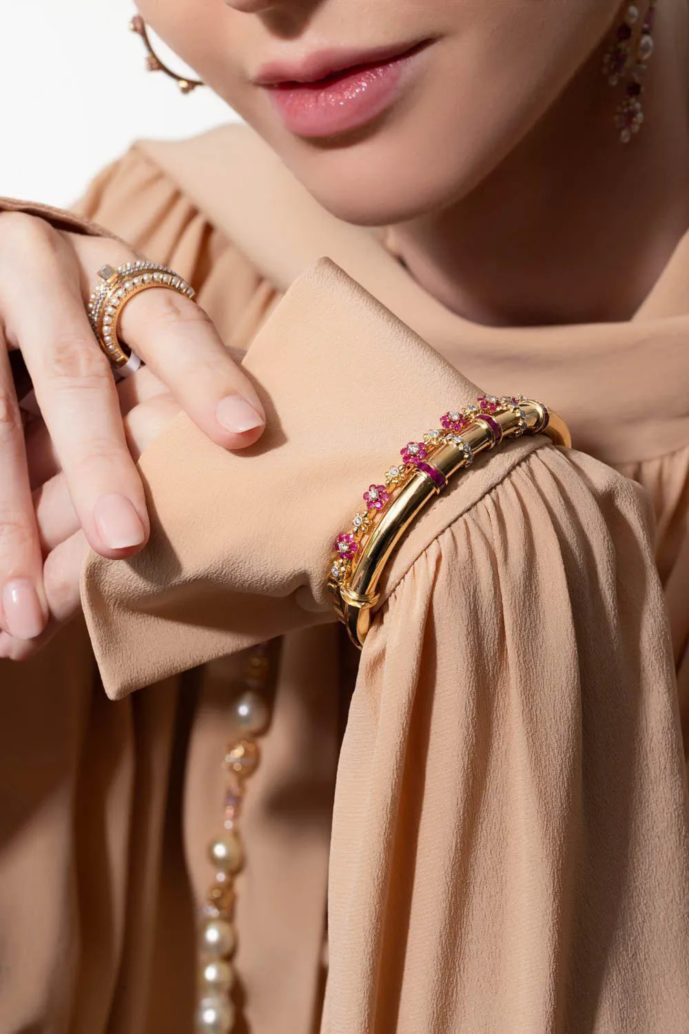 Ruby Kyoto Bracelet