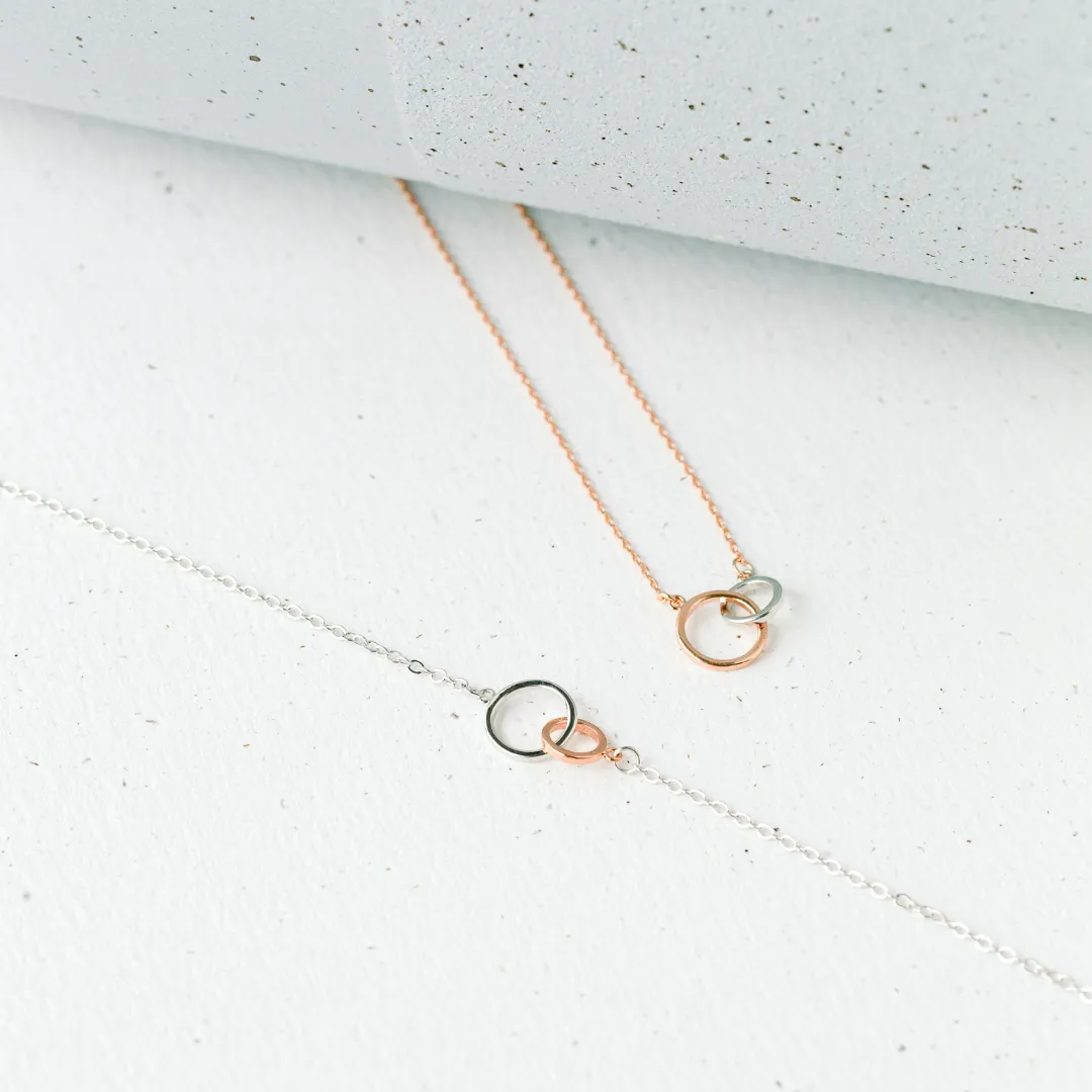 Ruby Necklace Rose Gold