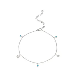 Seaside Anklet -  Silver - SPS-339